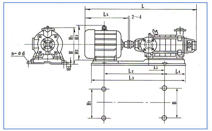D、DG型臥式鍋爐給水離心泵